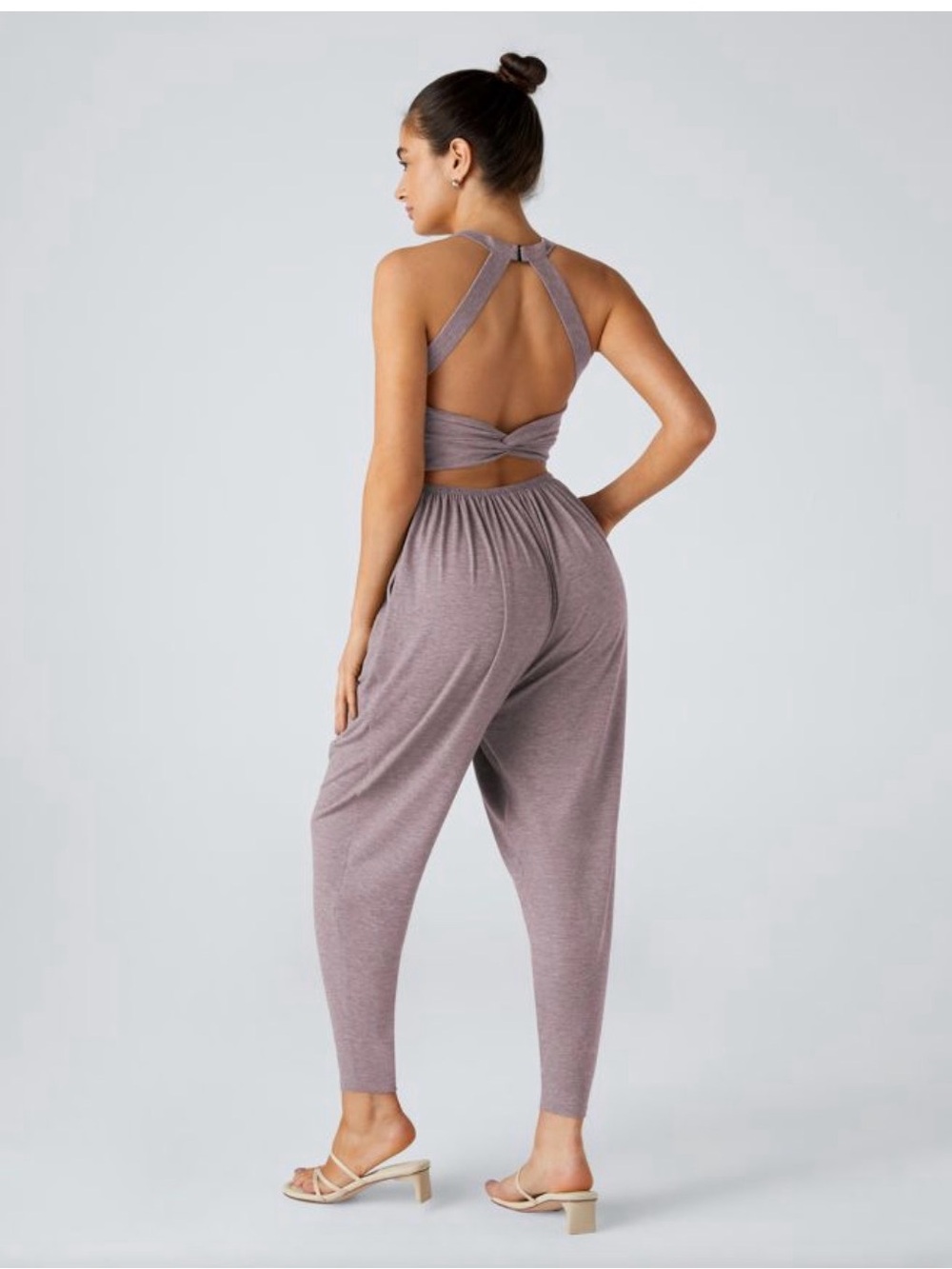 HALARa U Neck Pocket Harem Casual Jumpsuit-Easy Peezy Edition